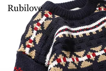 2020 Toamna și iarna nou cuplu pulovere pulovere, tricotate pulovere de lână, stil etnic bărbați și femei