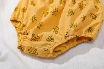2020 Vara din Bumbac pentru Copii Haine Micul Daisy Floare Drăguț Nou Copilul Costum Topuri + pantaloni Scurti Fata de Nou-nascut Copilul Tinutele 2 buc