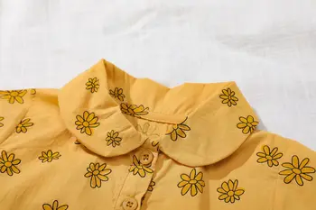 2020 Vara din Bumbac pentru Copii Haine Micul Daisy Floare Drăguț Nou Copilul Costum Topuri + pantaloni Scurti Fata de Nou-nascut Copilul Tinutele 2 buc