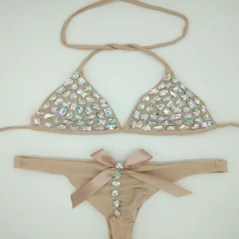 2020 venus, vacanta, bandaj nou set de bikini diamant stras costume de baie push up costume de baie biquini sexy femei beachwear