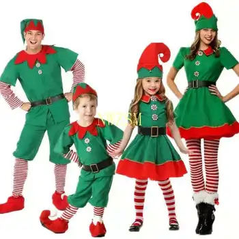 2020 verde Elf Fete Costum de crăciun Festivalul de Mos craciun pentru Fete de Anul Nou haine copii Rochie Fancy Crăciun Rochie de Petrecere