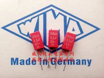 2020 vânzare fierbinte 10buc/20buc Germania WIMA MKS2 63V 3.3 UF 335 P: 5MM nou magazin de promovare Audio condensator transport gratuit