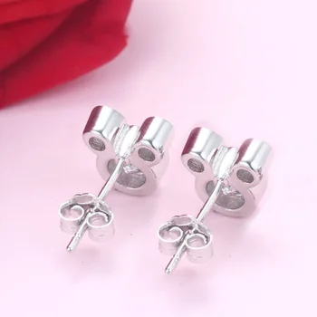 2020 Vânzare Fierbinte Argint 925 Drăguț Orbitor Miky Mouse-Ul Stud Cercei Pentru Femeile Fata Autentice, Bijuterii Originale Cadouri