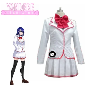 2020 Yandere Simulator Ayano Aishi Yandere-chan aoi ryugoku Uniformă Școlară Cosplay Costum