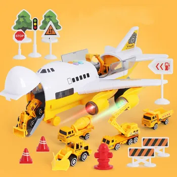 2020newtoy Aeronave Muzica Poveste de Simulare a Urmări Inerție Jucărie pentru Copii Aeronave de Mari Dimensiuni Avion de Pasageri Copii Avion Toycar