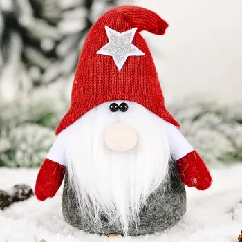 2021 Crăciun Lucrate Manual Suedez Gnome Papusa Ornamente Extensibil În Picioare Figurine Jucarii Casă De Vacanță Partid Decor Copii Cadou