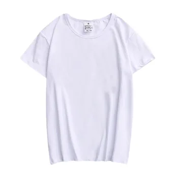 2021 cu mânecă scurtă t-shirt pentru bărbați și femei goale culoare solidă bumbac t-shirt sublimare t-shirt