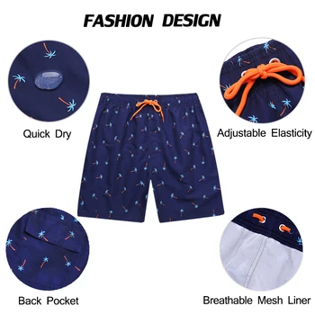2021 Escatch Brand Uscare Rapidă Bord Pantaloni Scurți, Trunchiuri Mens Beach Short Bermuda MasculinaDe Marca Homme Pantaloni Scurți