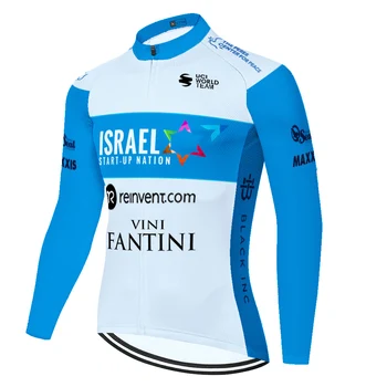 2021 ISRAEL ciclism jersey cu maneca lunga vară primăvară Biciclete de Munte respirabil maillot manga larga de biciclete de munte jersey