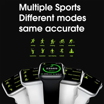 2021 IWO W46 Ceas Inteligent Bărbați 44mm Smartwatch Produsului Temperatura Corpului 1.75 Inch HD IP68 Sport Smartwatch Smartwatch Tracker de Fitness