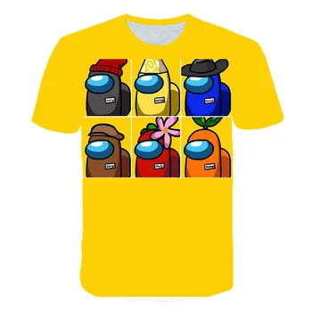 2021 Joc Video Printre Noi T-shirt Casual de Vara Copii Amuzant Baieti T Shirt Pentru Fata Grafic T Shirt Bumbac cu Maneci Scurte Tee Camisas
