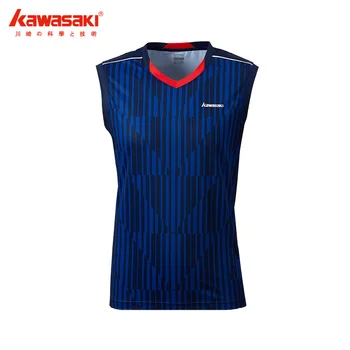 2021 Kawasaki Badminton Tricou Barbati Haine Sport Tricou V-Neck fără Mâneci Respirabil Tenis de T-shirt Pentru bărbați ST-Q1304