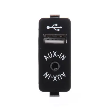 2021 Noi AUX USB Auto Priza Comutator + Cablu pentru bmw E60 E61 E63 E64 E87 E90 E70 F25