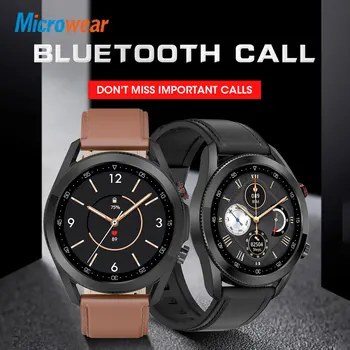 2021 Noi Microwear L19 Ceas Inteligent Bluetooth Apel Impermeabil ECG Tensiunii Arteriale Rata de Inima Tracker de Fitness Smartwatch L15 L16