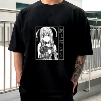 2021 Nou Anime Death Note Yagami Light T-shirt pentru Femeie/barbat