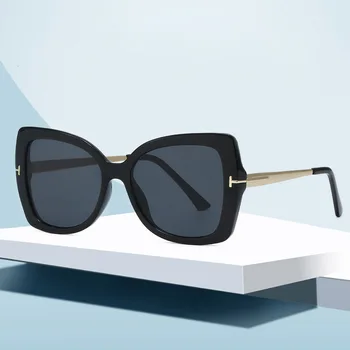 2021 nou brand de moda de designer t ochii de pisica în aer liber ochelari de Soare Femei supradimensionat cadru ochelari de SOARE RETRO oculos de sol UV400