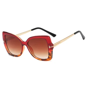 2021 nou brand de moda de designer t ochii de pisica în aer liber ochelari de Soare Femei supradimensionat cadru ochelari de SOARE RETRO oculos de sol UV400