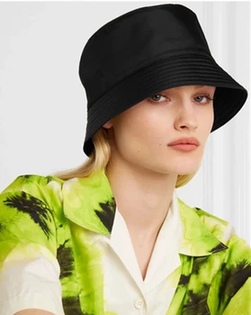 2021 Nou Model Unisex Stil Lux Găleată Pălării De Moda Pentru Femei De Brand Designer De Bazin Pălărie Nailon Soare Capac Negru De Călătorie În Aer Liber Pălărie