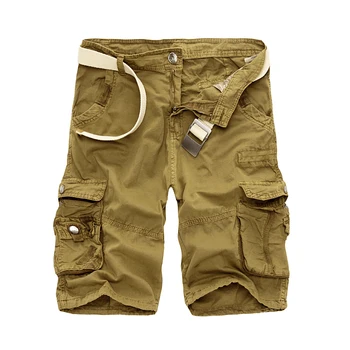 2021 Noua Moda De Camuflaj Pantaloni Scurți De Marfă Bărbați Vară Fierbinte Casual Slim Fit Bumbac Mens Pantaloni Scurți