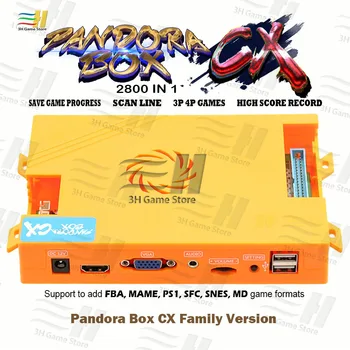 2021 Pandora Box CX 2800 in 1 placa de familie Poate salva joc au 3P 4P joc Pentru consola arcade machine 3d tekken Killer instinct