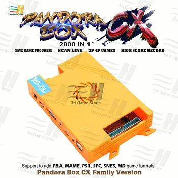 2021 Pandora Box CX 2800 in 1 placa de familie Poate salva joc au 3P 4P joc Pentru consola arcade machine 3d tekken Killer instinct