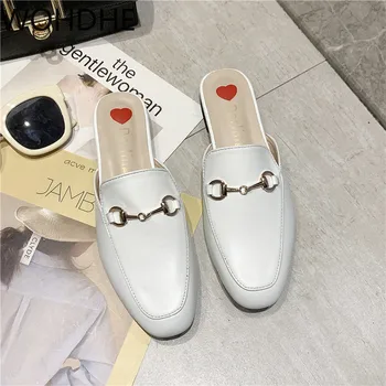 2021 Pantofi de Designer, Femeie de Slide-uri în aer liber, Apartamente Papuci Doamnelor Catâri Zapatos De Mujer Brand Catarama Catâri Alunecare pe Plat Papuci