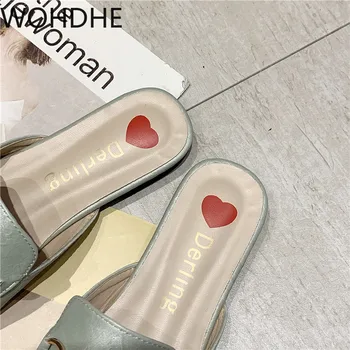 2021 Pantofi de Designer, Femeie de Slide-uri în aer liber, Apartamente Papuci Doamnelor Catâri Zapatos De Mujer Brand Catarama Catâri Alunecare pe Plat Papuci