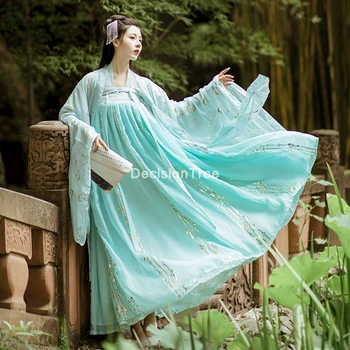 2021 populară chineză dans îmbrăcăminte retro tang princess cosplay etapă porți tradiționale din asia femei hanfu costum de zână rochie de 6m