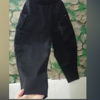 2021 Primăvară Pantaloni Casual Femei Vrac Harem Versiunea coreeană De Culoare Pură Jambiere de Moda Negru Elastic Talie Pantaloni