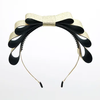 2021P Noi de iarna velvett 3 layor arc elegant bentita moda copii hairband accesorii de par OEM