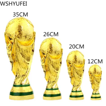 2022 Aur European Rășină Mondial De Fotbal Trofeu Mascota Familiei Decor Fan De Fotbal Cadou Decor De Birou