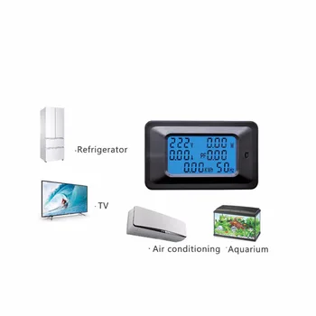 20A/100A AC LCD Panou Digital de Putere Watt Metru de Monitor de Tensiune KWh Voltmetru Ampermetru Tester Tools-