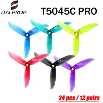 20buc / 10 pereche DALPROP CICLON T5045C PRO 5045 3-Blade propeller pentru FPV Freestyle Drona Quadcopter versiune Actualizată Prop