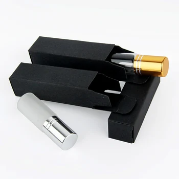 20buc 5ml Sticle de Ulei Esențial de Ambalare caseta Mini Gol sticlă Mată Aur, Argint Negru Reîncărcabile Sticla de Parfum