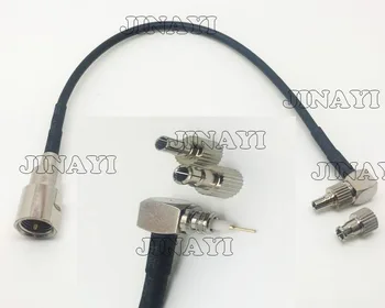 20buc CRC9 de sex Masculin TS9 Mufă FME Plug de sex Masculin Coadă Conector de Antenă Cablu RG174 15cm