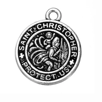 20buc St Saint Christopher a ne proteja cadou religioase farmec bijuterii