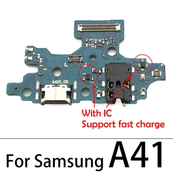 20buc，USB Port de Încărcare Bord Flex Cablul Conector Dock Microfon Pentru Samsung Galaxy A01 A11 A21S A31 A41 A51 A71 Piese