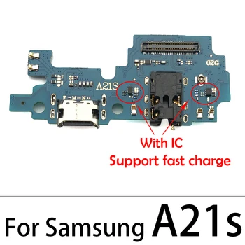 20buc，USB Port de Încărcare Bord Flex Cablul Conector Dock Microfon Pentru Samsung Galaxy A01 A11 A21S A31 A41 A51 A71 Piese