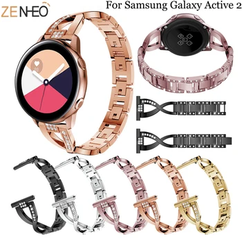 20mm Bijuterii din Otel Inoxidabil Curea de ceas pentru Samsung galaxy Watch Active 2 40mm/42mm /s2 /s4 inteligent brățară Brățară de Metal band