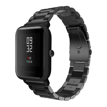20mm Inteligent Watchband de Metal din Oțel Inoxidabil trupa Ceasuri Curea de Înlocuire Trupa Ceas Pentru Xiaomi Huami Amazfit Tineret Pic Original