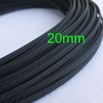 20mm lățime de COMPANIE Material țesut flexibil nylon plasă de sârmă cablu de protecție cu mâneci