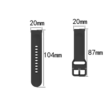 20mm pentru Xiaomi Huami Watchband pentru Amazfit Bip Curea Pentru Amazfit GTS / GTR 42MM Banda de Silicon de Înlocuire Brățară Încheietura Curea