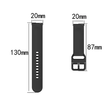20mm pentru Xiaomi Huami Watchband pentru Amazfit Bip Curea Pentru Amazfit GTS / GTR 42MM Banda de Silicon de Înlocuire Brățară Încheietura Curea