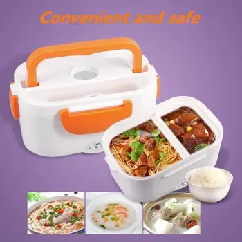 220V/110V Incalzire Electrica Cutie de Prânz Portabil Copii Container pentru Alimente Termos Lunchbox Bento Box Cu Tacâmuri Biroul de Acasă Veselă