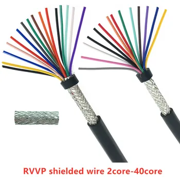 22AWG 20AWG 18AWG 10/12/14/16/20 nuclee cablu Ecranat 5meters cupru pur RVVP protejat de sârmă cablu de comandă UL2547 cablu de semnal