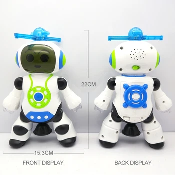 22cm Noi electr Dans Jucărie Robot de Robotica Jucărie Robot Umanoid Biped Pentru copii Copii Cadou de Ziua de nastere Prezent