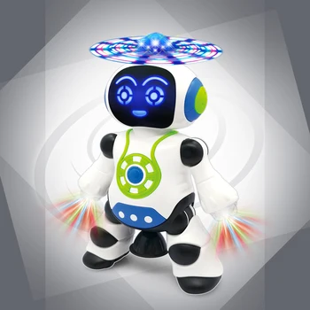 22cm Noi electr Dans Jucărie Robot de Robotica Jucărie Robot Umanoid Biped Pentru copii Copii Cadou de Ziua de nastere Prezent