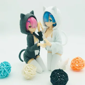 22cm Re: Viata o Lume Diferită de Zero Rem Ram Emilia re zero PVC Figurine toy Anime figura Jucării pentru Copii Pentru copii cadouri