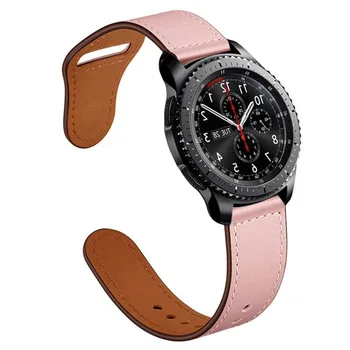 22mm Bandă de Piele Pentru Samsung Galaxy Watch 46mm de Viteze S3 Frontieră Banda pentru Huawei Watch gt 2e Curea gt 2 46mm Huami Amazfit GTR