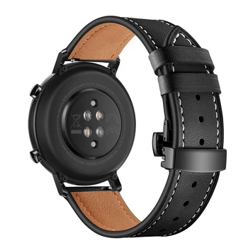 22MM Trupa Ceas pentru Huawei Watch GT 2 Curea de 22 mm, din Piele Ceas Inteligent Brățară de Curea pentru Samsung S3/Galaxy watch 46